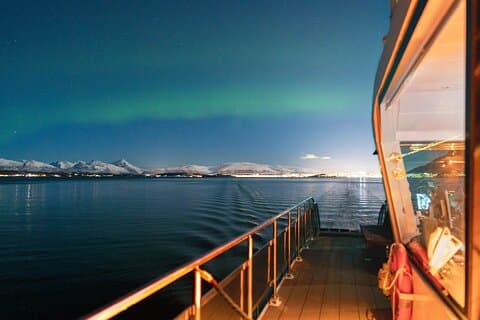 Tromso Aurora Cruise with 3-Course Dinner