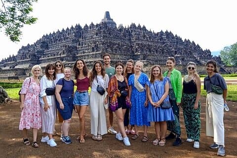Borobudur Sunrise from the Hill, Merapi Volcano & Prambanan Tour