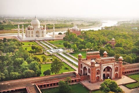 Från Delhi till Taj Mahal och Agra-tur med supersnabbtåg