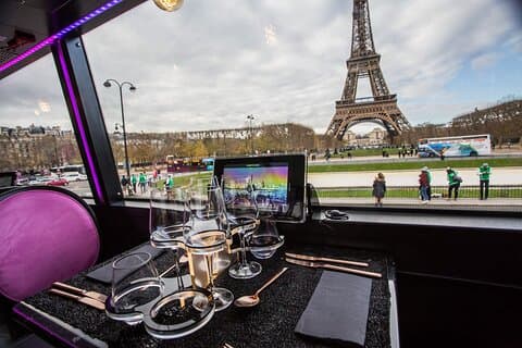 Champs-Elysées Lunch by Panoramic Bus