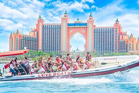 Adrenaline Fun tour by Love Boats at Dubai Marina