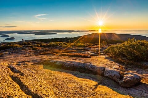 Acadia Cadillac Mountain Sunrise Privétour van een halve dag & wandeling