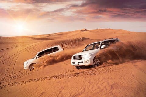 Privétour Dubai Desert 4x4-duin, rit van 30 minuten quad, kameelrit