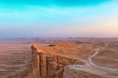 Privétour Edge of the World Volledige dag vanuit Riyad