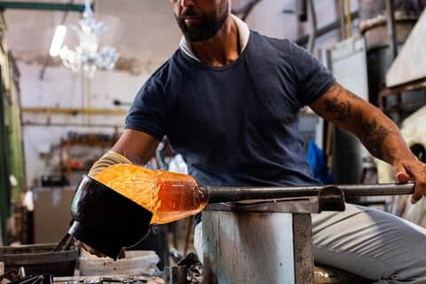Venice Murano Island Glass Factory Tour with Glass Blowing Demonstration