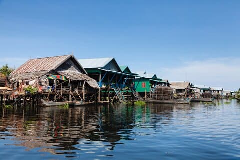 Tour privado del pueblo flotante de Kampong Phluk en el lago Tonle Sap
