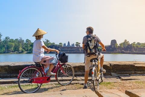 Private Fahrradtour durch die Landschaft von Siem Reap mit einem lokalen Experten