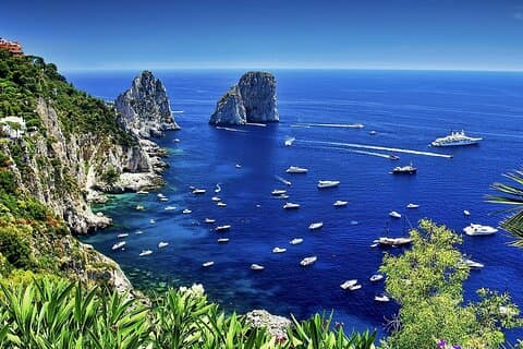Excursion d'une journée en bateau privé à Capri depuis Sorrente