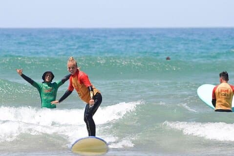 Experiencia de lección de surf
