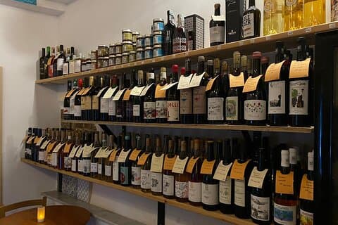 Private natürliche Weinprobe
