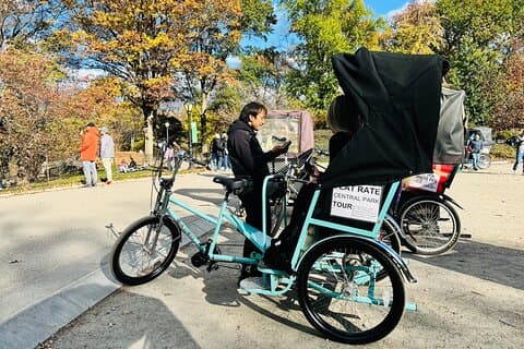 Excursão privada de pedicab no Central Park (60 minutos)