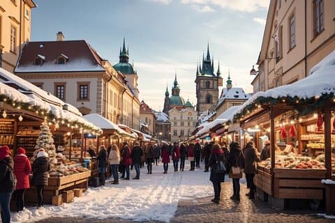 Viagem Privada de Natal - Viena a Praga e vice-versa, motorista que fala inglês