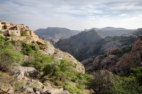 Heldags privat tur i Jebel Akhdar fra Muscat