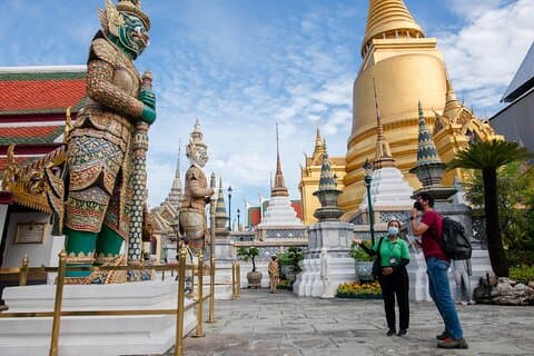Grand Palace & Wat Arun Uppslukande guidad vandringstur 3-timmars
