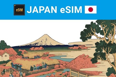 Japan eSIM - Data från 1 GB per dag till 5 GB