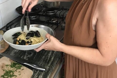 Aula de Culinária Perugia com Três Receitas e Três Sabores