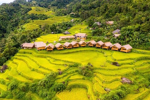 Privatwagen 2 Tage 1 Nacht Hoang Su Phi in Hagiang