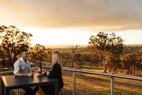 Private Chardonnay-Verkostung und Platte in den Adelaide Hills