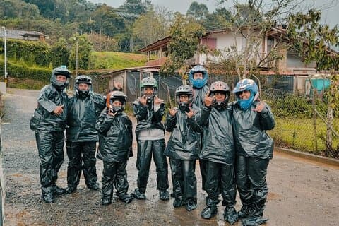 Visite privée en VTT et 3 villes coloniales au départ de Medellin