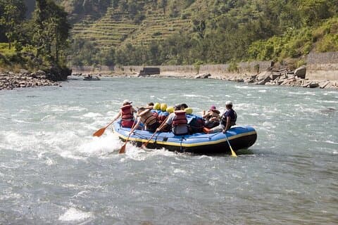Heldags Trishuli River Rafting privat tur från Katmandu
