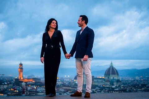 Excursión personal de fotógrafos de vacaciones y viajes en Florencia