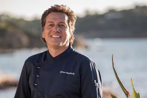 Cozinha grega privada com chef em sua casa