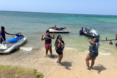 Montego Bay Jetski och Bamboo River Rafting Privat rundtur