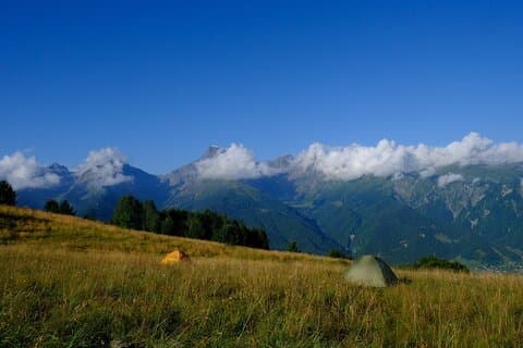 Hiking and Camping Tour in Racha for 3 days