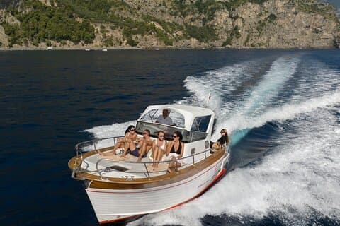 Privat heldags Capri-tur med båd fra Positano