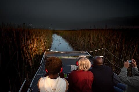 1 - Stunde Abend Airboat Fahrt
