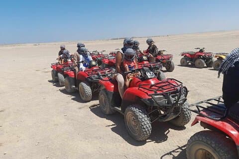 3 timers Dessert Quad Safari Hurghada