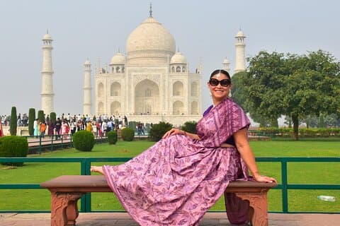 Taj Mahal Agra Day Tour af Tuk Tuk/ Auto Rickshaw