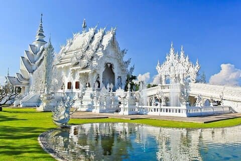 Bedste steder i Chiang Rai Hvid, Blå, Stor Buddha tempel