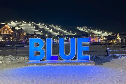 Dagstur i Blue Mountain Ontario