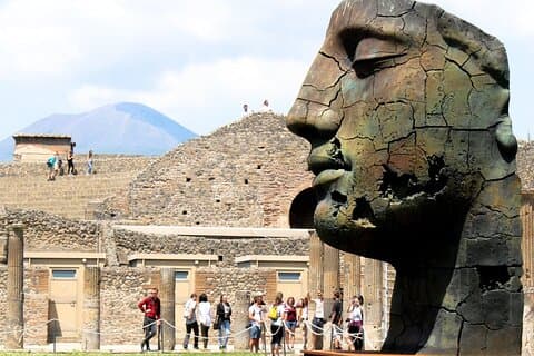 Guidet tur til Pompeji og Herculaneum med frokost og billet