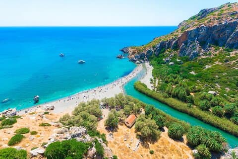 Preveli-Strand und Altstadtrundfahrt von Rethymno