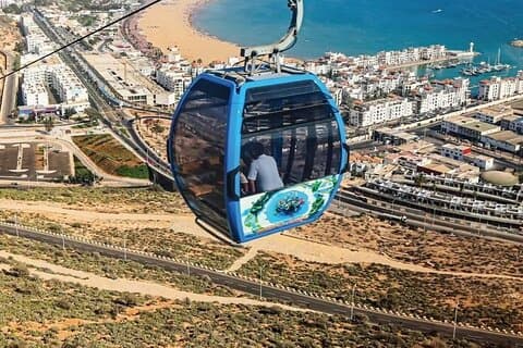 Agadir danialand cable car tickets & shuttle regular intervals