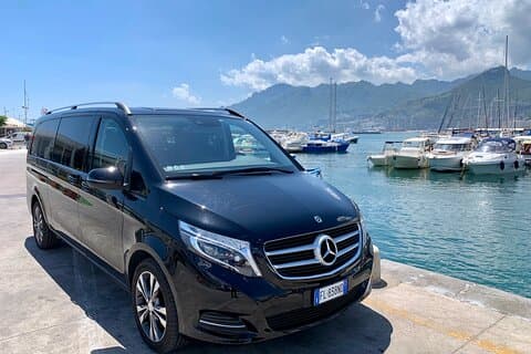 Privat overførsel fra Positano til Salerno