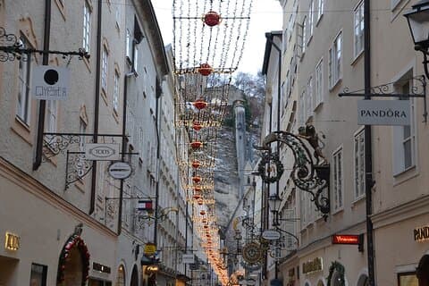 Privat julemarkedstur i Salzburg