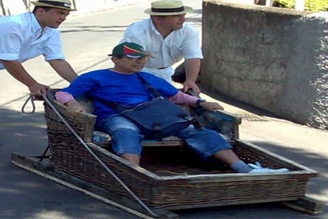 Guided Toboggan Ride and Madeira Wine Tasting Tour