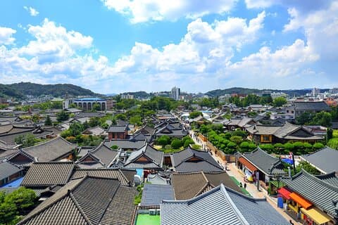 Visite privée du village Hanok de Jeonju au départ de Séoul