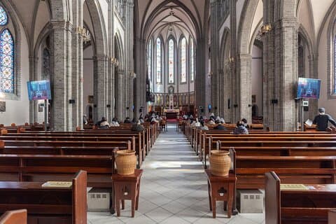 Privat tur Seoul Myeongdong katolske kirke Historisk