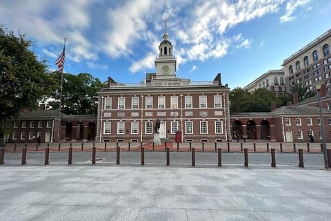 Visite à pied du quartier historique de Philadelphie autoguidée