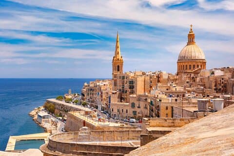 Valletta helgedag guidet tur på fransk med lunsj