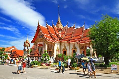Tour histórico por el casco antiguo de Wat Chalong en Phuket