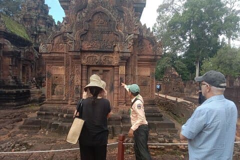 Privat Banteay Srei och 4 Temples Guided Tour