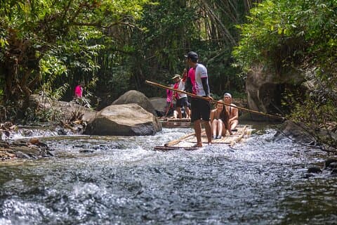 Khao Lak Bamboo Rafting, ATV & Elephant Observation