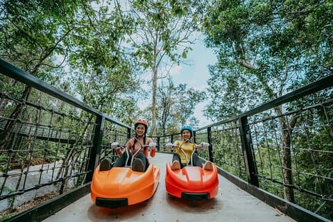 Vientiane Sky Luge and Roller Zipline Experience