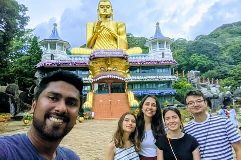 Dagstur Kandy til Sigiriya med Dambulla Cave Temple Excursion