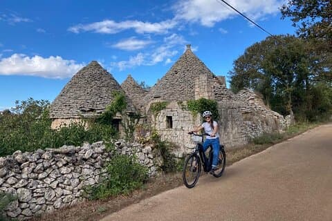 E-cykeltur i Alberobello med besøg på en æselfarm